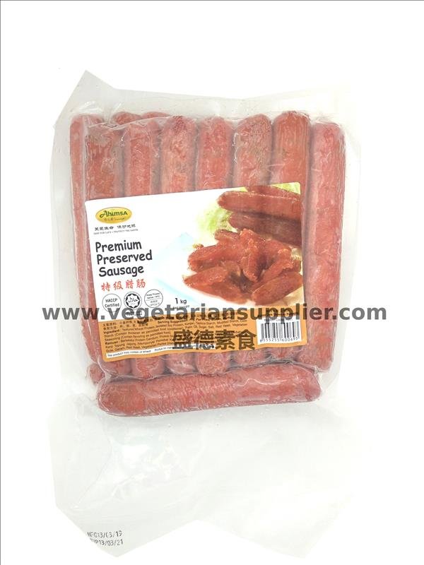 麦之素-腊肠-大 AHIMSA PRESERVE SAUSAGE-LARGE 1KG